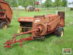 New Holland 275 hayline square baler S#169293 Missing gear by tire