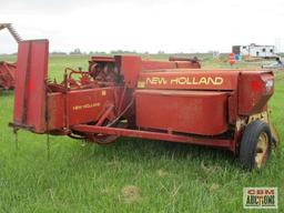 New Holland 275 hayline square baler S#169293 Missing gear by tire