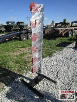 3/8" Thick AR500 dueling shooting tree target weighs #80