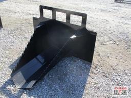 40" Skid steer tree spade ditch bucket weighs #241