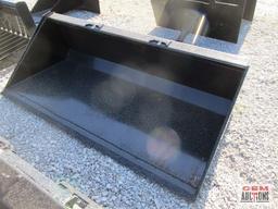 72" Skid steer smooth bucket weighs #450