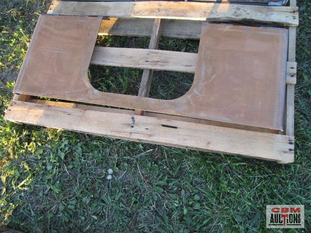 Big Dog skid steer open back quick attach weld on plate