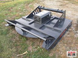 New 72" JCT skid steer brush cutter mower with hoses & couplers 6' wide deck built with 7 gauge