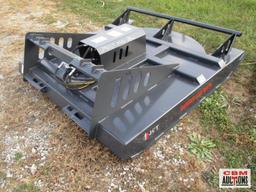 New 72" JCT skid steer brush cutter mower with hoses & couplers 6' wide deck built with 7 gauge