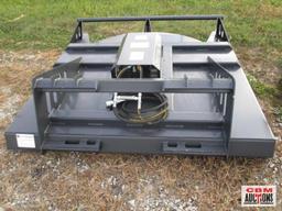 New 72" JCT skid steer brush cutter mower with hoses & couplers 6' wide deck built with 7 gauge