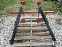 3/8" AR500 spinning gong shooting target weighs #50