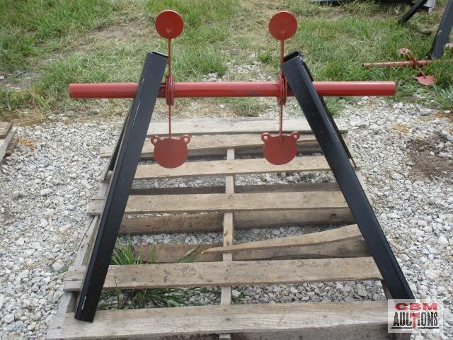 3/8" AR500 spinning gong shooting target weighs #50