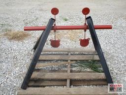 3/8" AR500 spinning gong shooting target weighs #50
