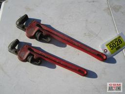 2- Ace pipe wrenches 14" & 18" *D