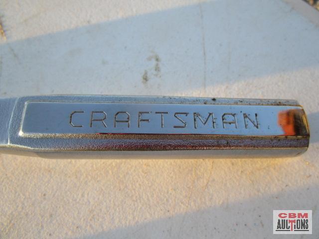 3/4" Craftsman ratchet with 1 1/8",1 3/4",1 5/8", 1 7/8" 12 point sockets *D