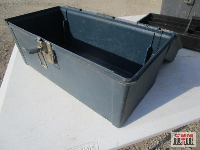 2 - Stack on plastic tool boxes *D