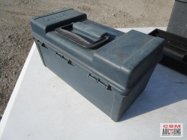 2 - Stack on plastic tool boxes *D