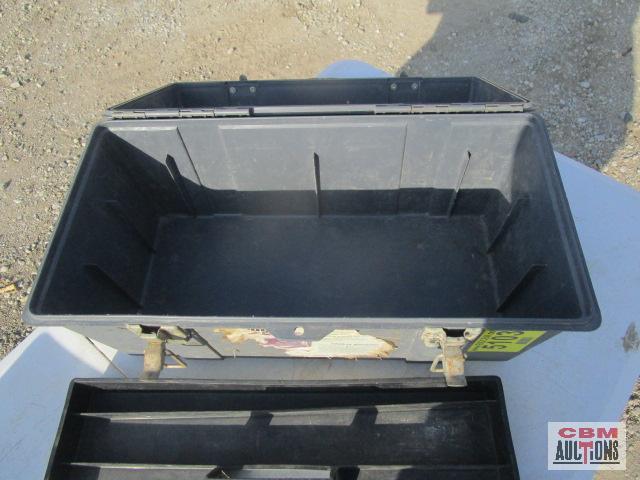 2 - Stack on plastic tool boxes *D