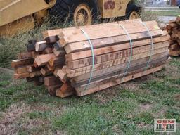 Pile of Pine & Oak Lumber Dunnage Approx Long 8' +/-