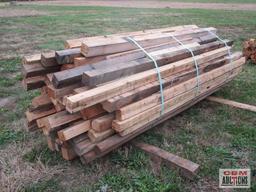 Pile of Pine & Oak Lumber Dunnage Approx Long 8' +/-