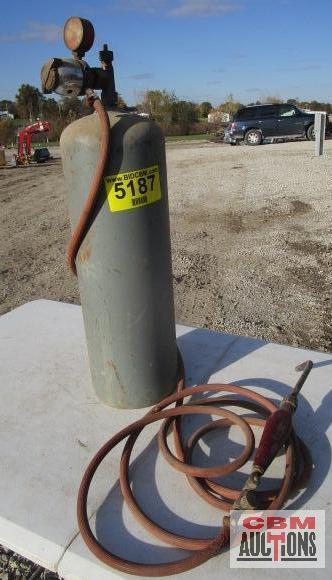 Prest-o-Lite torch, hose has some dry rot