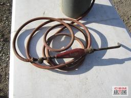 Prest-o-Lite torch, hose has some dry rot