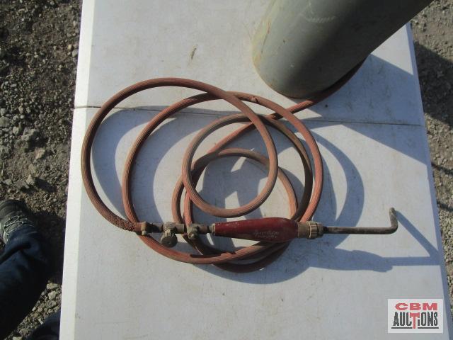 Prest-o-Lite torch, hose has some dry rot