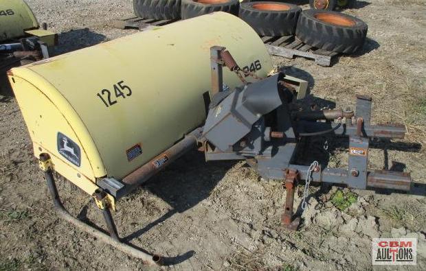 John Deere 246 60" Front mounted power angle broom for F series front mount mowers S#MOO246C160113
