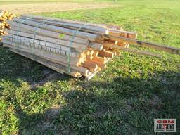 Pile of Pine & Oak Lumber Dunnage Approx Long 8' +/-
