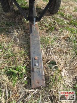 Tow behind lawn & garden cart red