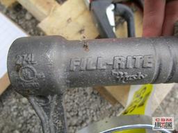 2- Automatic gas nozzles and 1 manual nozzle