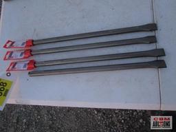 4 - Bosch SDS Max 1"x18" flat chisel M#HS1912 *B