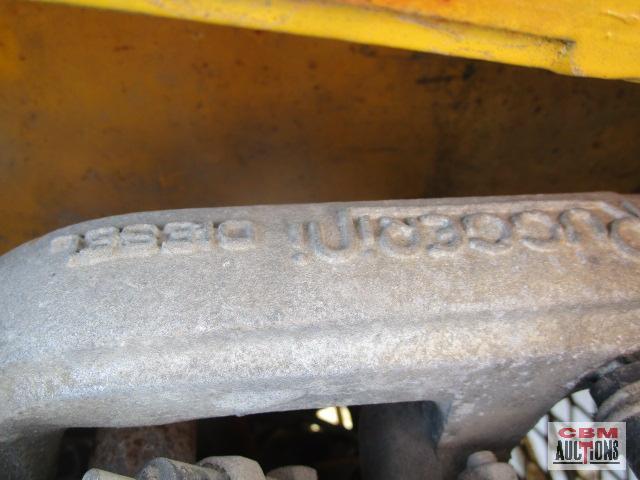 Stone AVRD4000 40" double drum smooth roller, 2 cyl diesel,2,411hrs, S#4591015 Ran and drove in