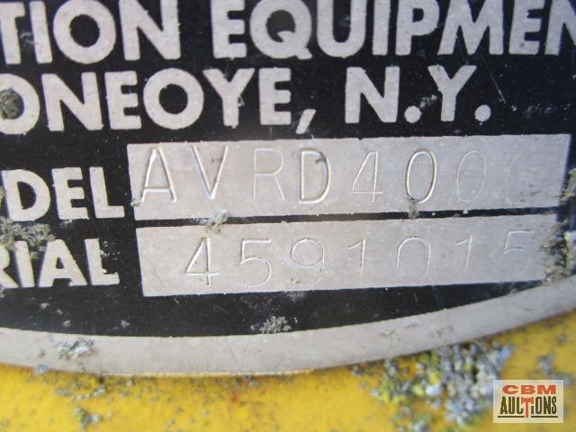 Stone AVRD4000 40" double drum smooth roller, 2 cyl diesel,2,411hrs, S#4591015 Ran and drove in