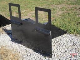 40" Skid steer tree spade ditch bucket weighs #241