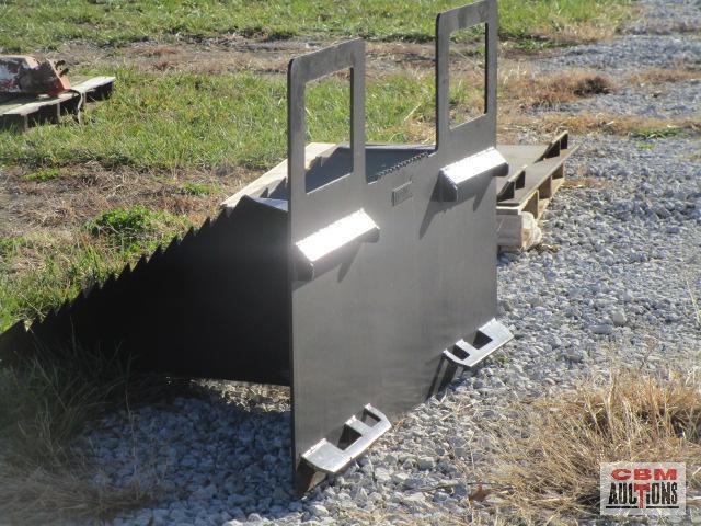 40" Skid steer tree spade ditch bucket weighs #241