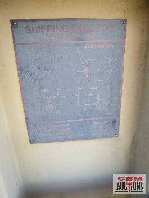 Army pintle trailer 80"x84" OFF ROAD USE ONLY- NO TITLE