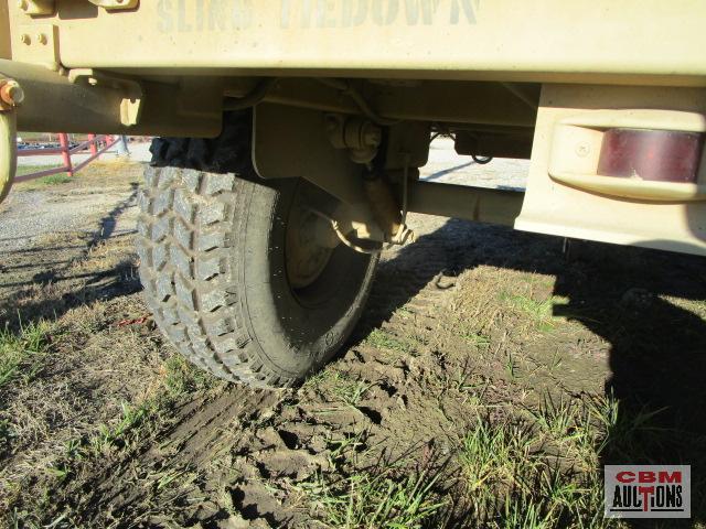 Army pintle trailer 80"x84" OFF ROAD USE ONLY- NO TITLE