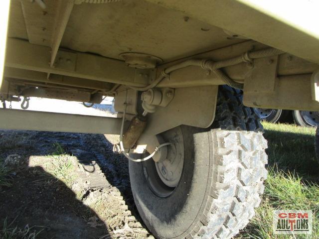 Army pintle trailer 80"x84" OFF ROAD USE ONLY- NO TITLE