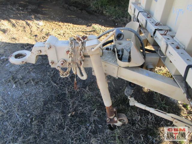 Army pintle trailer 80"x84" OFF ROAD USE ONLY- NO TITLE