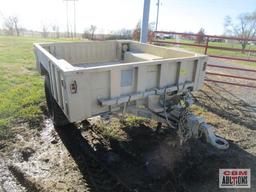 Army pintle trailer 80"x84" OFF ROAD USE ONLY- NO TITLE