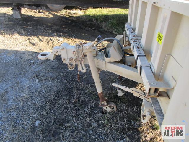 Army pintle trailer 80"x84" OFF ROAD USE ONLY- NO TITLE
