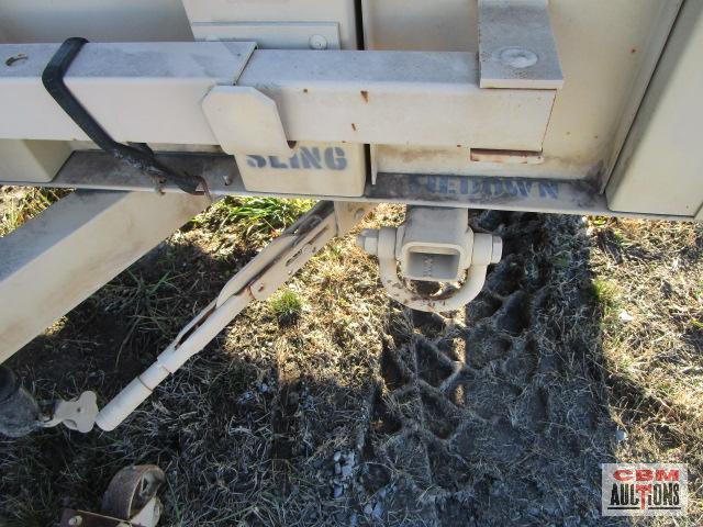 Army pintle trailer 80"x84" OFF ROAD USE ONLY- NO TITLE