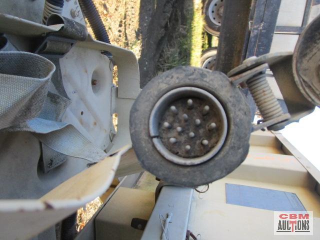 Army pintle trailer 80"x84" OFF ROAD USE ONLY- NO TITLE