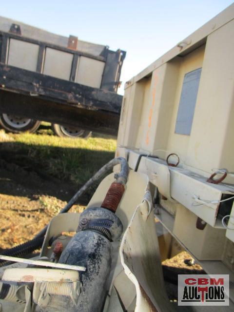 Army pintle trailer 80"x84" OFF ROAD USE ONLY- NO TITLE