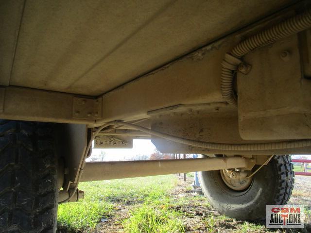 Army pintle trailer 80"x84" OFF ROAD USE ONLY- NO TITLE