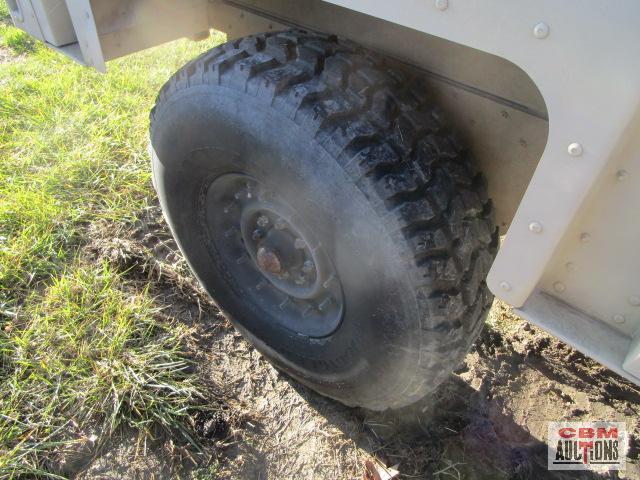 Army pintle trailer 80"x84" OFF ROAD USE ONLY- NO TITLE