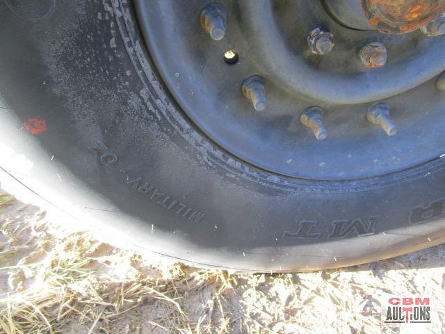 Army pintle trailer 80"x84" OFF ROAD USE ONLY- NO TITLE