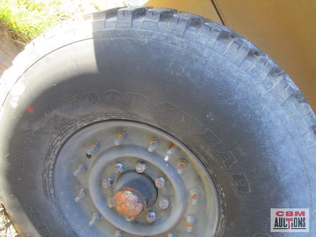 Army pintle trailer 80"x84" OFF ROAD USE ONLY- NO TITLE