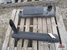 Bobcat muffler P# 6667955 fits 863 & 873 Case tractor muffler for Muffler P# A147065 fits...2290 &