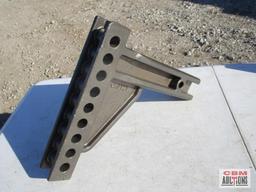 Adjustible reciever hitch shank