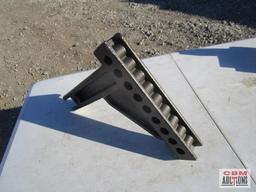 Adjustible reciever hitch shank