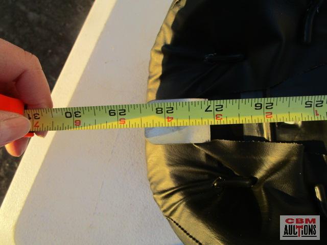 Motorcycle seat, windshield, and exhaust component