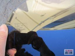 Motorcycle seat, windshield, and exhaust component