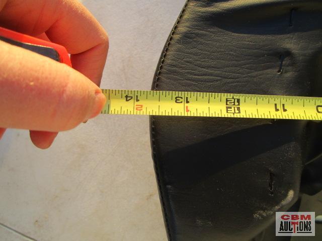 Motorcycle seat, windshield, and exhaust component